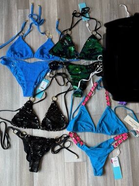 4 NEW Beach Bunny Bikini Sets